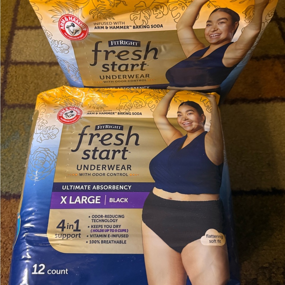 FitRight Fresh Start Underwear - Black